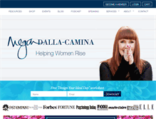 Tablet Screenshot of megandallacamina.com